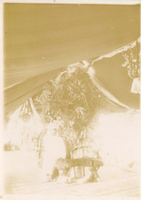 France, Martinique, militaire Français sous le tente, lieu à identifier  Vintage