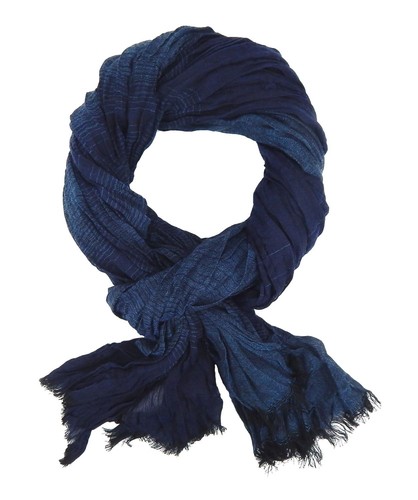 Foulard écharpe homme bleu - Écharpe,