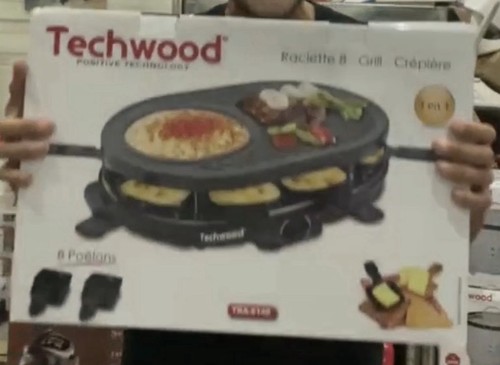 Techwood tra 8148 raclette - techwood, 8