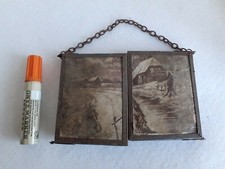 MINI MIROIR TRIPTYQUE ANCIEN