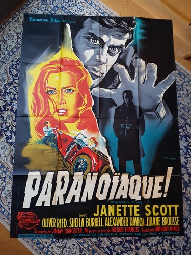 Affiche 1963 paranoiaque - affiche,
