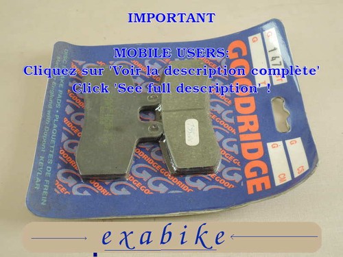 Plaquettes frein avant - avant, pour