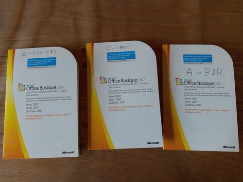 Lot microsoft office 2007 - microsoft,