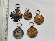 LOT 5 MEDAILLES DECORATIONS SANS RUBANS Ref22637J