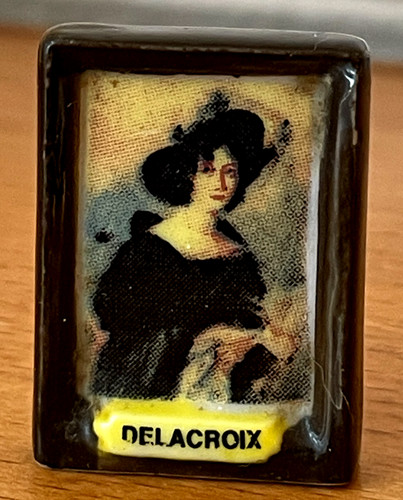 Fève tableau art - fève, delacroix