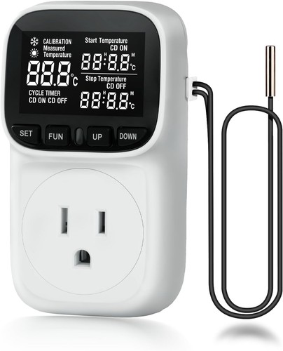 Digital thermostat outlet - digital,