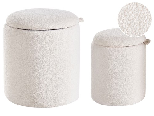 Lot poufs avec rangement - de, 2