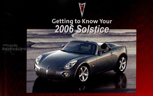 Solstice 2006 manuel - solstice,