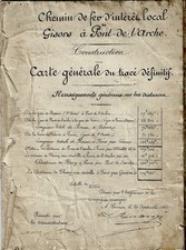 1867 Ancienne grande carte