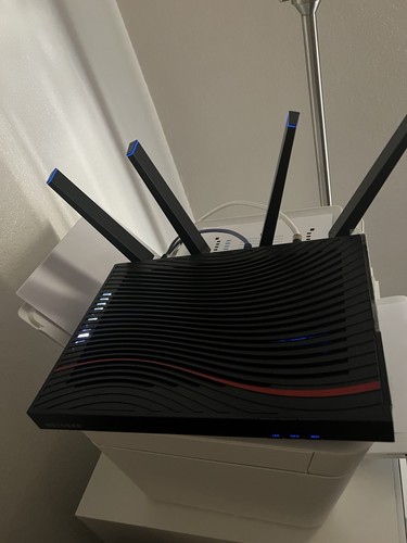 Netgear router and cable - router, modem
