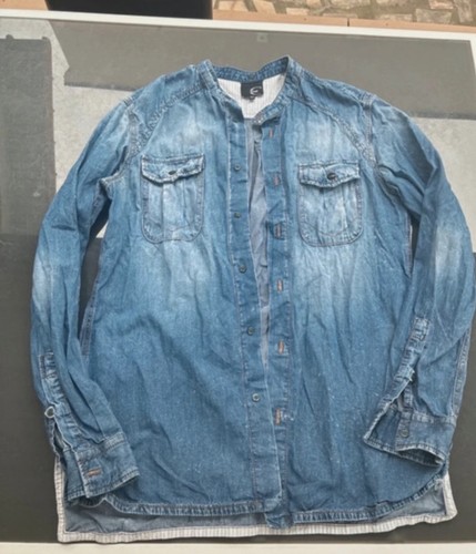 Chemise style jean fin homme