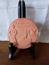 Plaque En Terre Cuite Ronde