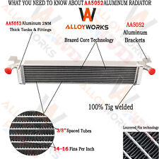 2 Rangée Radiateur Pour 97 Kitfox Rotax 532 582 618 670 2 Stroke Alu