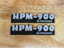 Pioneer HPM-900 Speaker Badge Emblem Logo Name Plate pair reproduction