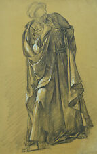 Ancien tableau dessin portrait