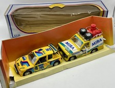 Coffret Rallye MIRA au 1:25° - Peugeot 205 turbo & Nissan Patrol - 1980s - NEUF