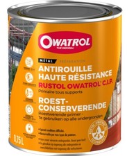 PEINTURE SOUS COUCHE PRIMAIRE ANTIROUILLE HAUTE RESISTANCE RUSTOL CIP 0.75L