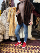 Étole En Vison Brun Étole