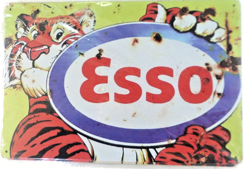 Plaque metal deco vintage - plaque,