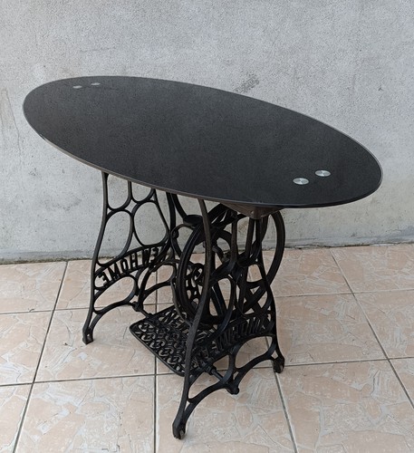 Table guéridon fonte et - fonte,