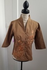 Blouse Col V Ethnique Manches