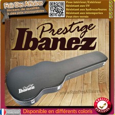 sticker autocollant Ibanez prestige GUITARE case decal restauration