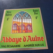 étiquette de bière ABBAYE