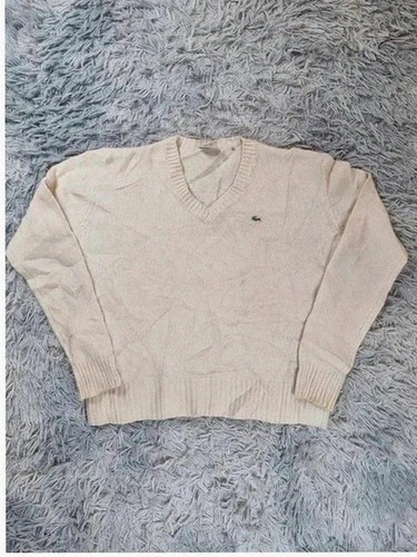 Pull vintage lacoste col - col, v