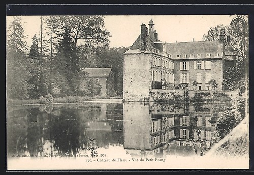 Cpa flers château - flers,,