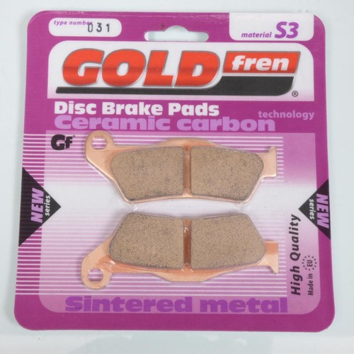 Plaquette frein gold - de,