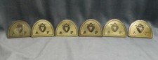 LOT DE 6 PLAQUES ANCIENNES EN