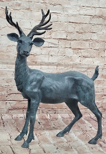 Renne cerf bronze - renne,