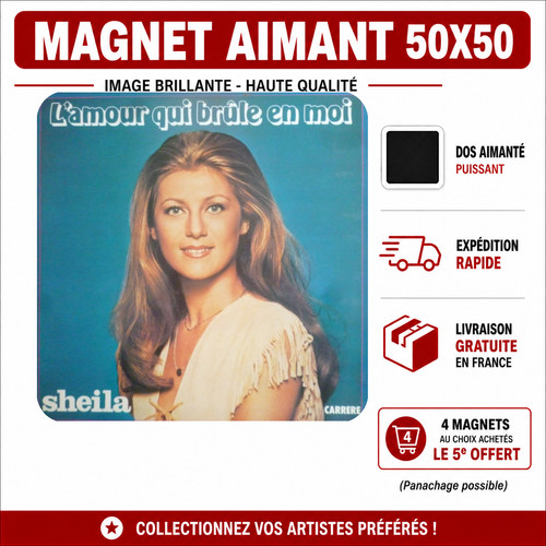 Magnet sheila amour qui - sheila,