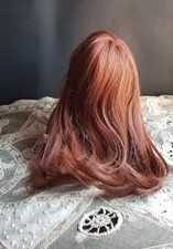 pretty antique doll wig - head circumference 27 cm