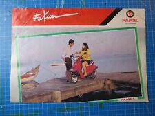 Old FAMEL Faxion brochure motorcycle scooter motor 50 cc moped Portugal 1992