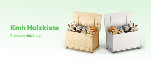 Kmh coffre jouets bois - jouets, boîte