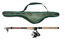 Paladin Brochet Sandre Tele Canne A Peche 2,70m+Moulinet+Cordon Plein Monté Mi