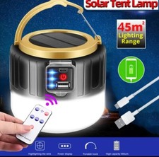 Lampe de tente solaire 280 W USB Rechargeable lumière solaire LED Camping