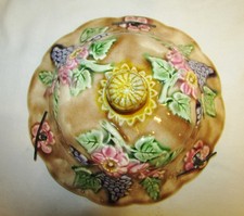 ANTIQUE GARDENER ORCHIES MILL OF WOLVES FLOWERS SLIPPERS SUSPENSION