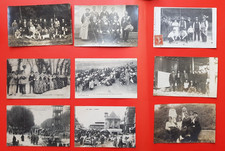 lot de 8 cartes postal ancien