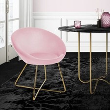 Chaise de salon rose  en