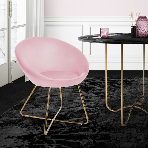 Chaise salon rose en - chaise,