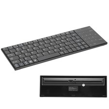 Wireless Keyboard With Touchpad For BT Ultra Thin PC Computer Supplies KB709 NEW