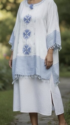 Ensemble jupe tunique blanche - ensemble,
