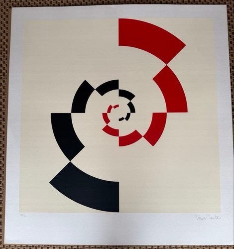 Sérigraphie verner panton - sérigraphie,
