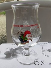 lot de 6 verres à bière La Chouffe Achouffe 25cl dans leur carton d'origine
