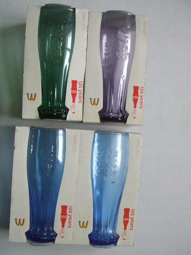 Lot verres publicite coca - 4,