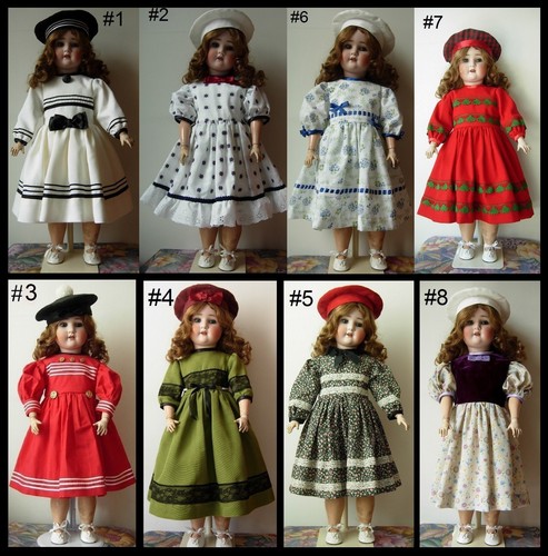 Robe poupée ancienne - poupée,