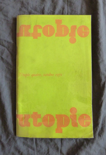 Revue utopie quatre octobre - revue, "utopie