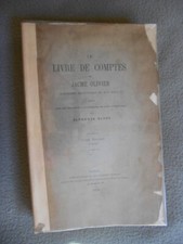 JACME OLIVIER LIVRE DE COMPTE
